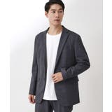 ブルー(093) | 起毛TRジャージジャケット 【洗濯機OK／ストレッチ／セットアップ可】 | THE SHOP TK