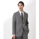 グレー(212) | ツイードライクジャージジャケット【セットアップ可／洗濯機OK】 | THE SHOP TK