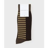 ブラウン(044) | パネルデザインソックス | THE SHOP TK