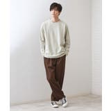 リンクスジャカード長袖Tシャツ【サスティナブル素材使用/洗濯機OK】 | THE SHOP TK | 詳細画像7