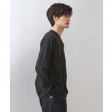 リンクスジャカード長袖Tシャツ【サスティナブル素材使用/洗濯機OK】 | THE SHOP TK | 詳細画像9
