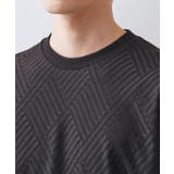 リンクスジャカード長袖Tシャツ【サスティナブル素材使用/洗濯機OK】 | THE SHOP TK | 詳細画像16