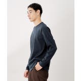 リンクスジオメトリック長袖Tシャツ【サスティナブル素材使用/洗濯機OK】 | THE SHOP TK | 詳細画像9