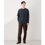 リンクスジオメトリック長袖Tシャツ【サスティナブル素材使用/洗濯機OK】 | THE SHOP TK | 詳細画像11