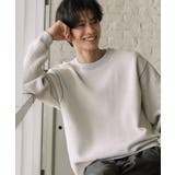 オフホワイト(003) | 【大人の上品カジュアルを叶える】ハグするニット 洗濯機OK/6色展開 | THE SHOP TK