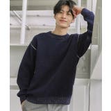ネイビー(094) | 【大人の上品カジュアルを叶える】ハグするニット 洗濯機OK/6色展開 | THE SHOP TK