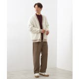 配色シャギーニットカーディガン ユニセックスでおすすめ! | THE SHOP TK | 詳細画像3