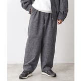 チャコールグレー(413) | ツイードワイドパンツ 【洗濯機OK／セットアップ可】 | THE SHOP TK