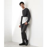 【一枚で着映える】パターンブロッキング長袖Tシャツ 洗濯機OK | THE SHOP TK | 詳細画像2