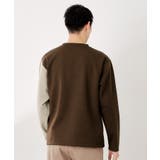 【一枚で着映える】パターンブロッキング長袖Tシャツ 洗濯機OK | THE SHOP TK | 詳細画像6