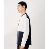 【一枚で着映える】パターンブロッキング長袖Tシャツ 洗濯機OK | THE SHOP TK | 詳細画像9