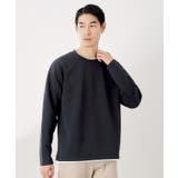 ネイビー(094) | 【ラクして決まる!】レイヤード風長袖Tシャツ 洗濯機OK | THE SHOP TK