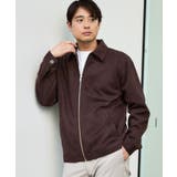 フェイクスエードジップブルゾン【手洗いOK】 | THE SHOP TK | 詳細画像1 