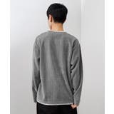 【心地良い、滑らかさ】レイヤード風ケーブル ニットソー 【洗濯機OK】 | THE SHOP TK | 詳細画像9