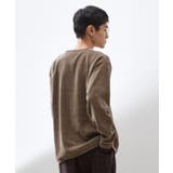 【心地良い、滑らかさ】レイヤード風ケーブル ニットソー 【洗濯機OK】 | THE SHOP TK | 詳細画像14