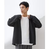 チャコールグレー(013) | モールニットカーディガン+長袖Tシャツ 洗濯機OK 吸水速乾 | THE SHOP TK