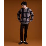 チェックジャカードニット【洗濯機OK】 | THE SHOP TK | 詳細画像2
