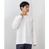 オフホワイト(003) | ハンドステッチ長袖Tシャツ 【洗濯機OK】 | THE SHOP TK