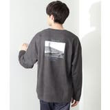 チャコールグレー(113) | スエード フォトプリントスウェット 【洗濯機OK】 | THE SHOP TK