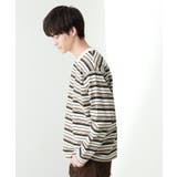 ランダムボーダー長袖タフTシャツ 【洗濯機OK】 | THE SHOP TK | 詳細画像1