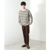 ランダムボーダー長袖タフTシャツ 【洗濯機OK】 | THE SHOP TK | 詳細画像3