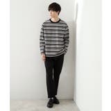 ランダムボーダー長袖タフTシャツ 【洗濯機OK】 | THE SHOP TK | 詳細画像7