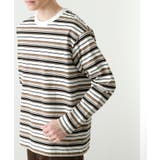 ランダムボーダー長袖タフTシャツ 【洗濯機OK】 | THE SHOP TK | 詳細画像13