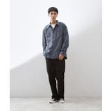 【大人のきれいめカジュアルに】ウールライク長袖シャツ 洗濯機OK | THE SHOP TK | 詳細画像3