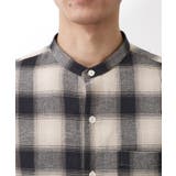 オンブレーチェックバンドカラーシャツ 【洗濯機OK】 | THE SHOP TK | 詳細画像12