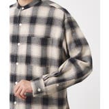 オンブレーチェックバンドカラーシャツ 【洗濯機OK】 | THE SHOP TK | 詳細画像13