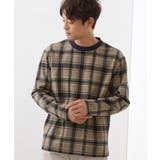 ブルー(293) | チェックジャカードプルオーバー | THE SHOP TK