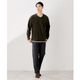 【一枚でコーディネートが完成！】レイヤード風クルーネック長袖Tシャツ 洗濯機OK | THE SHOP TK | 詳細画像3 