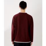【一枚でコーディネートが完成！】レイヤード風クルーネック長袖Tシャツ 洗濯機OK | THE SHOP TK | 詳細画像19 