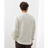 バーズアイグラデーションニット 洗濯機OK/ユニセックスでおすすめ! | THE SHOP TK | 詳細画像11