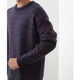 バーズアイグラデーションニット 洗濯機OK/ユニセックスでおすすめ! | THE SHOP TK | 詳細画像27