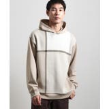 ベージュ(252) | 【大人の休日スタイルにはこれ!】フロントチェック柄ニットパーカ 洗濯機OK | THE SHOP TK