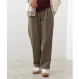 モカブラウン(042) | セミワイドイージーパンツWARM 洗濯機OK／裏起毛／ストレッチ | THE SHOP TK