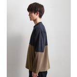 バイカラー モール風長袖Tシャツ | THE SHOP TK | 詳細画像14