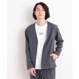 リサイクルシャークスキンノーカラーカーディガン セットアップ可 | THE SHOP TK | 詳細画像14