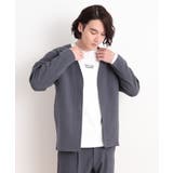 リサイクルシャークスキンノーカラーカーディガン セットアップ可 | THE SHOP TK | 詳細画像12
