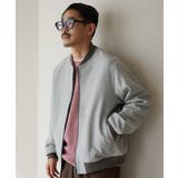 ライトグレー(011) | リサイクルシャークスキンジップブルゾン セットアップ可 | THE SHOP TK