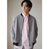 チャコールグレー(014) | リサイクルシャークスキンジップブルゾン セットアップ可 | THE SHOP TK