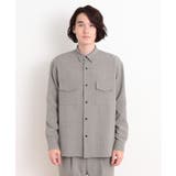 リサイクルシャークスキンダブルフラップシャツ セットアップ可 | THE SHOP TK | 詳細画像16 