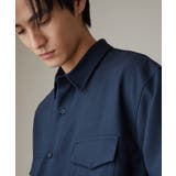 リサイクルシャークスキンダブルフラップシャツ セットアップ可 | THE SHOP TK | 詳細画像1 