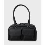 ブラック(619) | ダブルフラップミニボストン ユニセックス/シーズンレス | THE SHOP TK