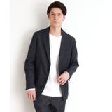 ネイビー(094) | エバーデニムジャケット セットアップ可/洗える/ストレッチ | THE SHOP TK