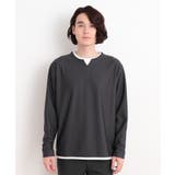 バスケット編みキーネックTシャツ | THE SHOP TK | 詳細画像22 