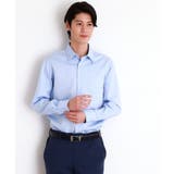 サックスブルー(090) | ドレスへリンボンシャツ | THE SHOP TK