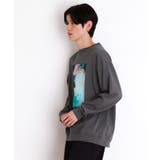 プリントリブ長袖Tシャツ | THE SHOP TK | 詳細画像7