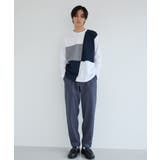 パネルブロッキング長袖Tシャツ | THE SHOP TK | 詳細画像2